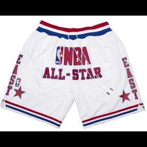 Just Don All Star Shorts-White